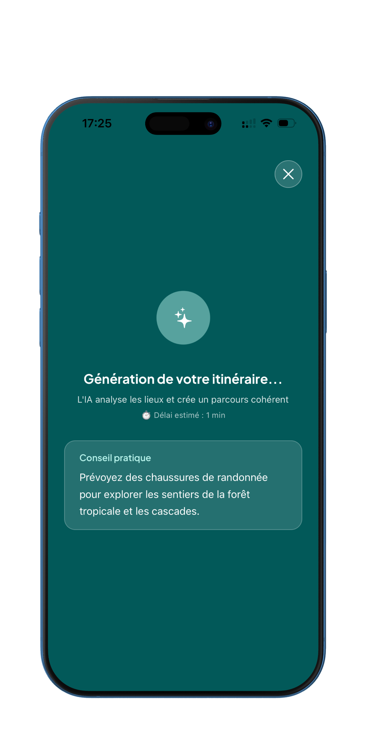 Un itinéraire qui vous ressemble